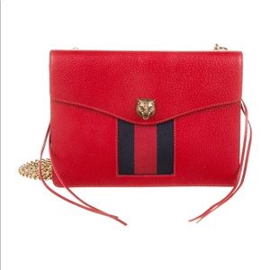 Gucci Animaler Leather Crossbody Bag w/Tags